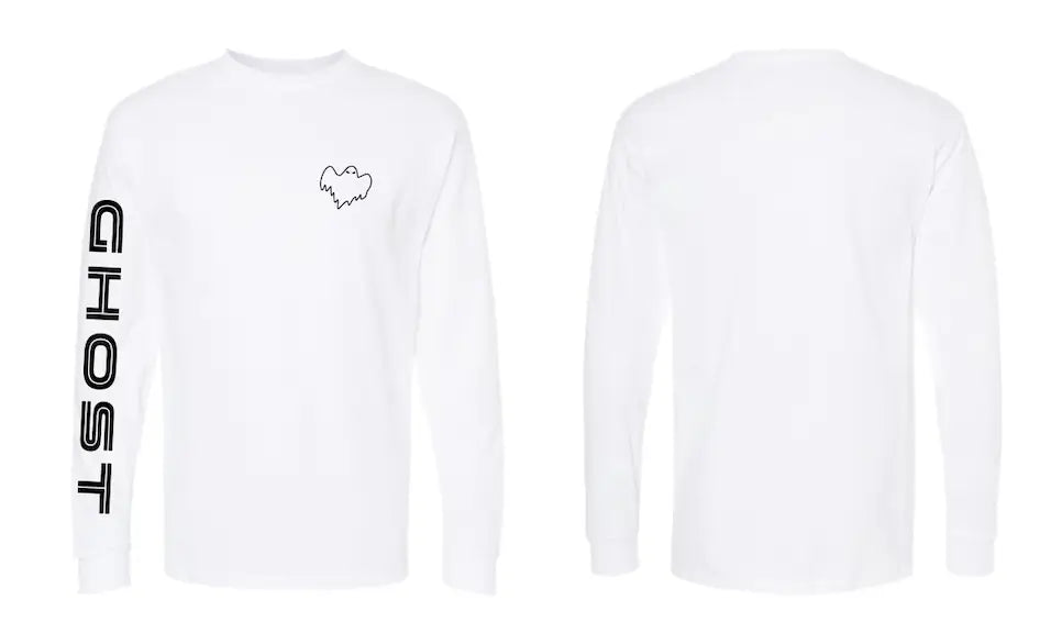 Ghost Long Sleeve - White, Large image