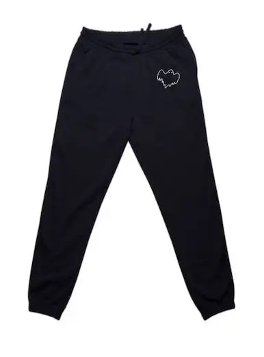 Flying Ghost Embroidered Sweatpants image 0