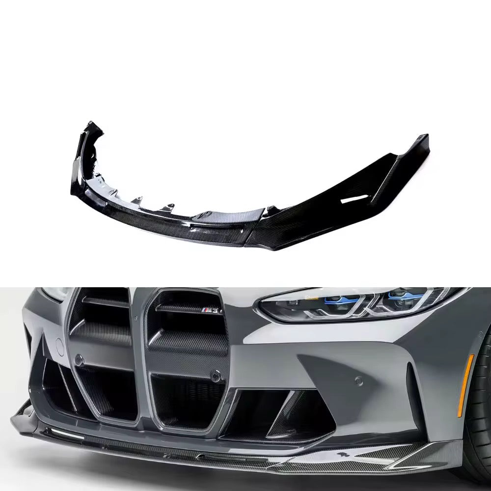 V-Style Carbon Fiber Front Lip for BMW G80/G82 M3/M4 (2021+)