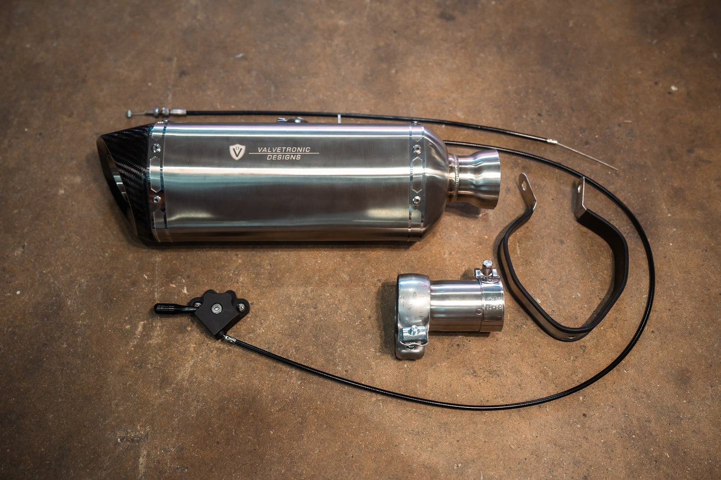 Valvetronic Motorcycle Valved Muffler