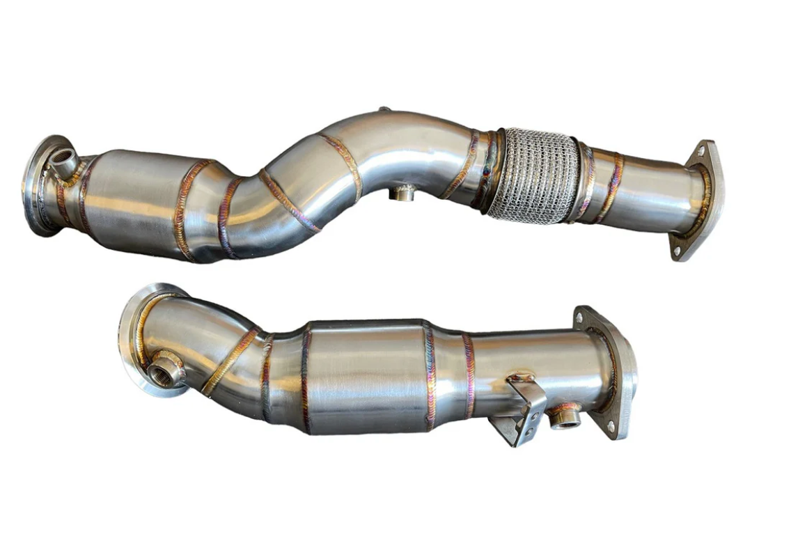 MAD BMW S58 Catted Downpipes M2 M3 M4 G87 G80 G82 G83 W/ Flex Section