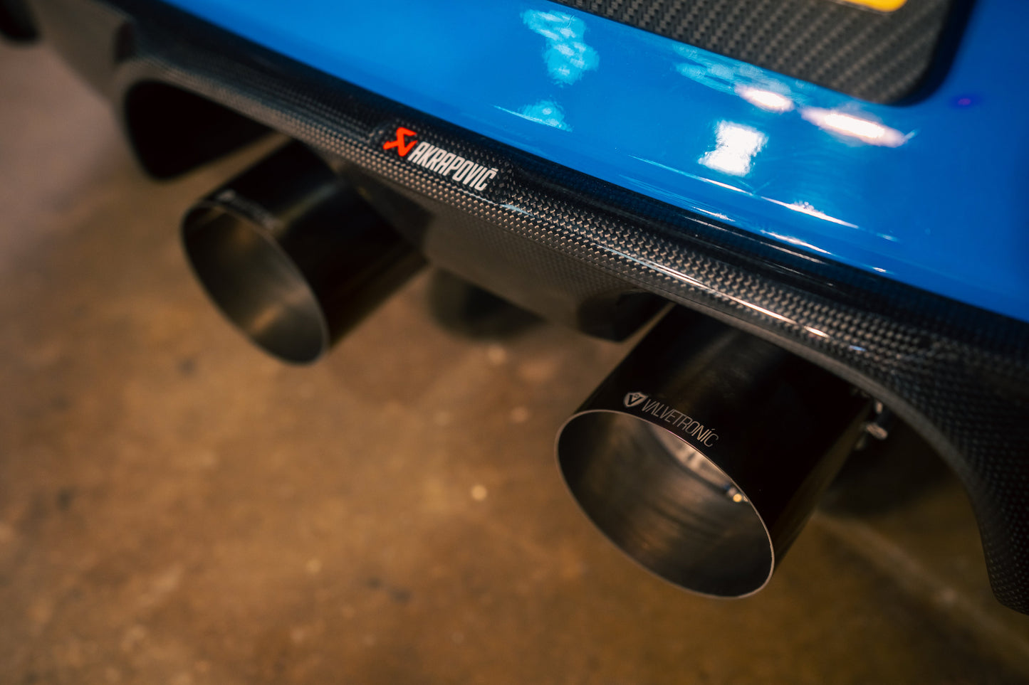 Valvetronic Valved Sport Exhaust System for Porsche 991.2 Carrera