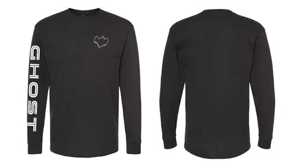Ghost Long Sleeve - Black, Small image