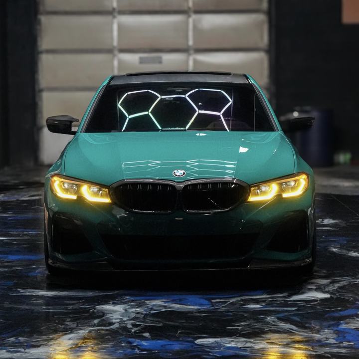 BMW M340i: Full Wrap, Yellow DRLs, Carbon Add-Ons