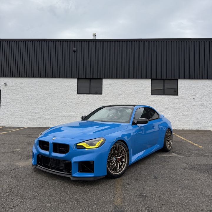 BMW M2: Full Wrap, Lowering Springs