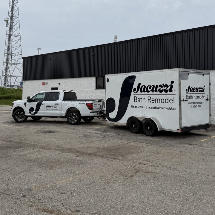 Jacuzzi Bath Remodel F-150 & Trailer: Commercial Fleet Graphics