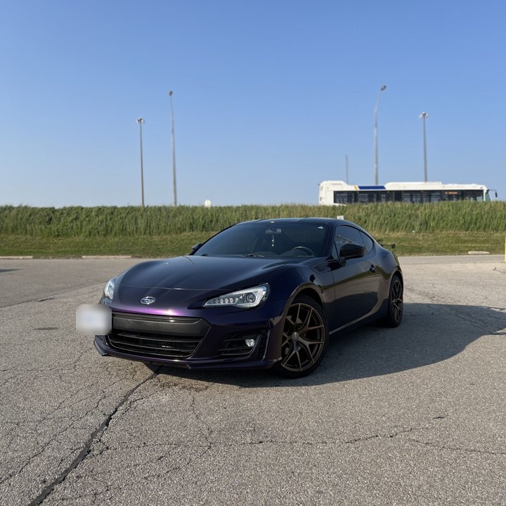 Subaru BRZ: Purple Vinyl Wrap