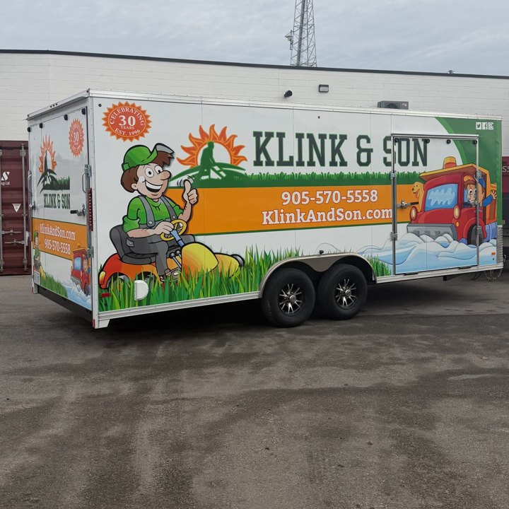 Klink & Son Trailer: Commercial Fleet Graphics